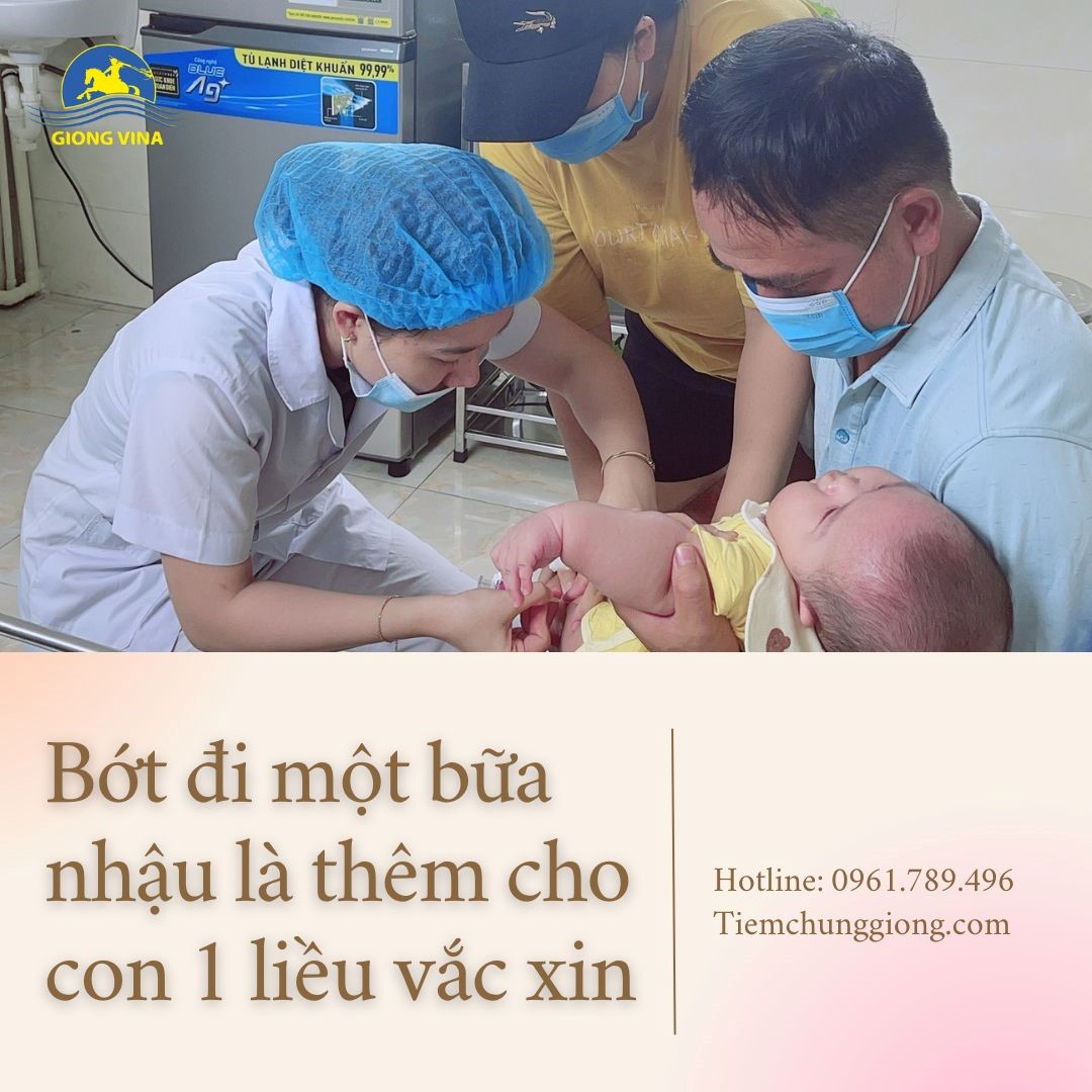 Bớt đi một bữa nhậu là thêm cho con 1 liều vắc xin