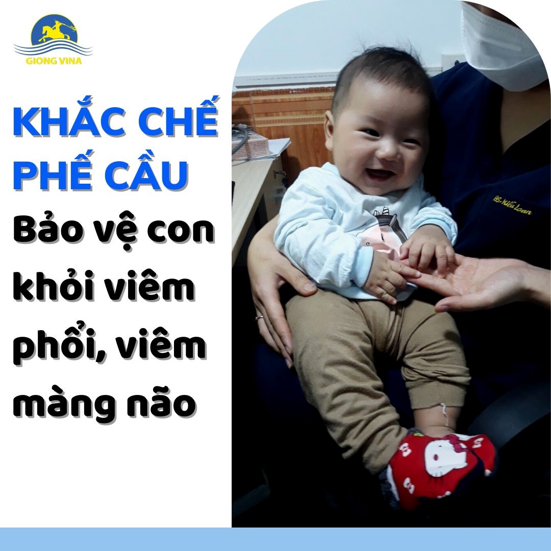 Khắc chế phế cầu, bảo vệ con khỏi viêm phổi, viêm màng não