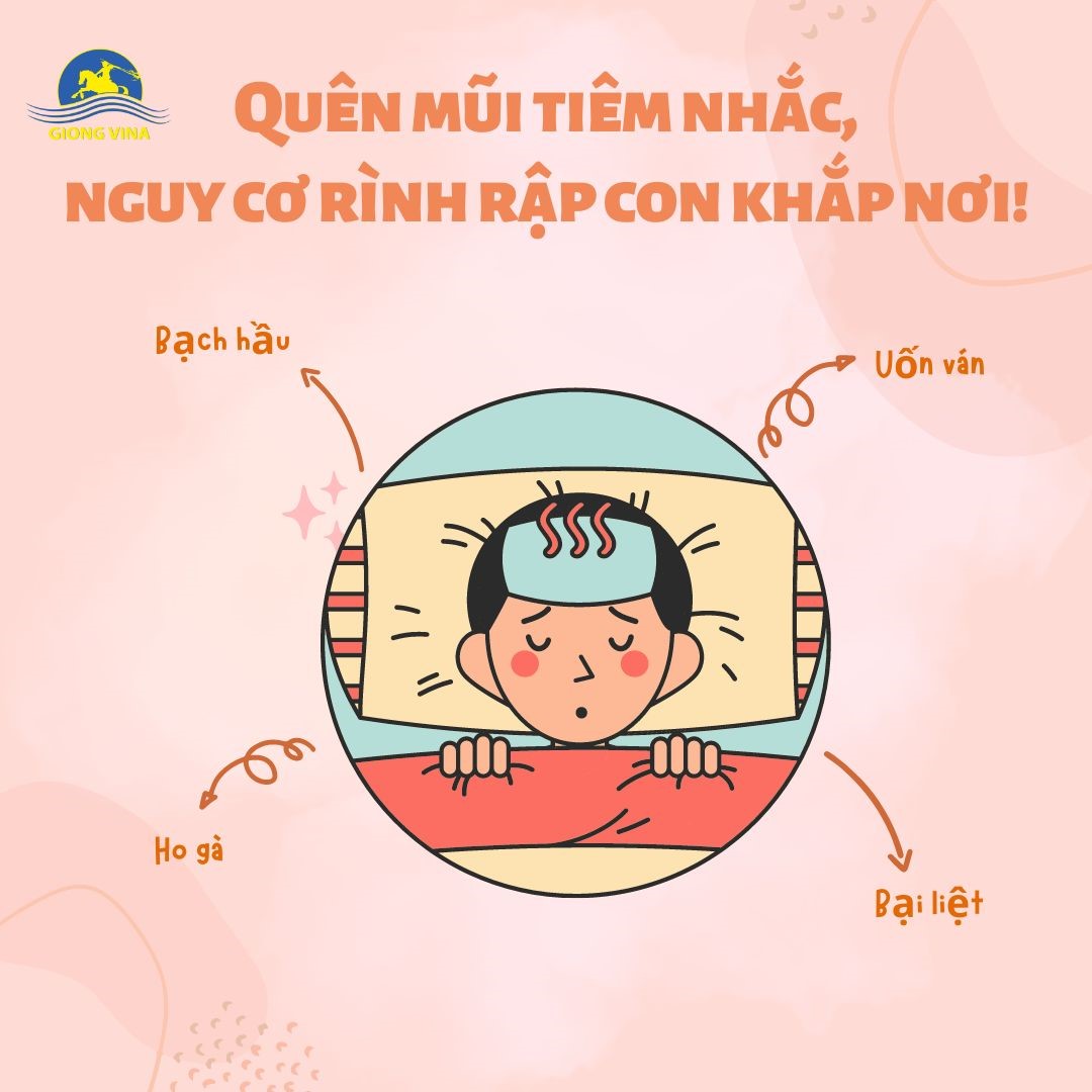 Quên mũi tiêm nhắc, nguy cơ rình rập con khắp nơi!