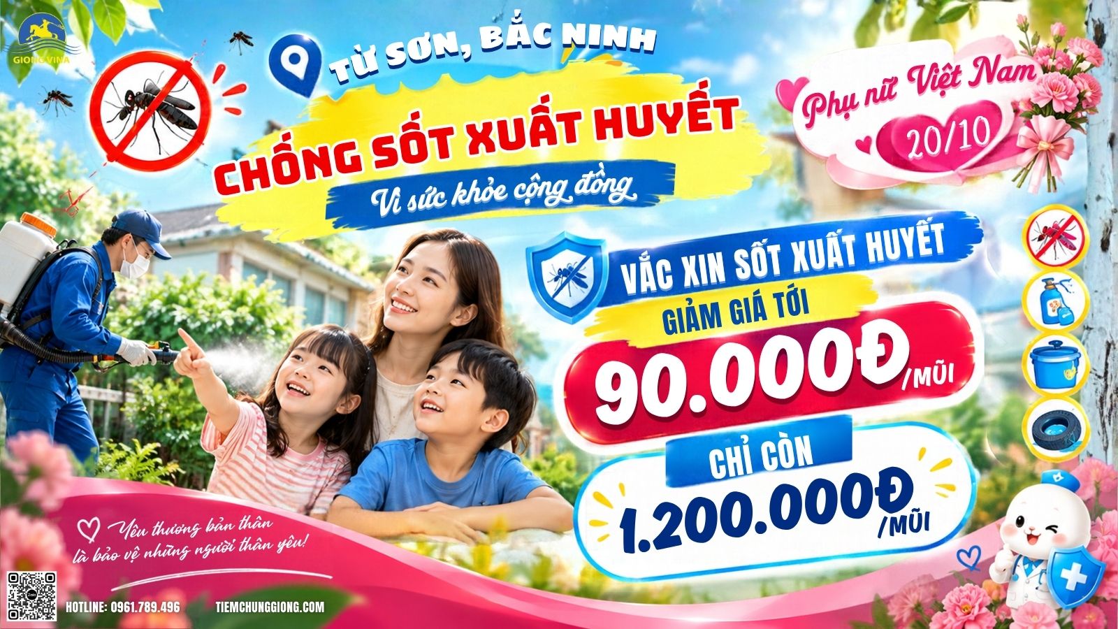 BẮC NINH CHUNG TAY CHỐNG SỐT XUẤT HUYẾT