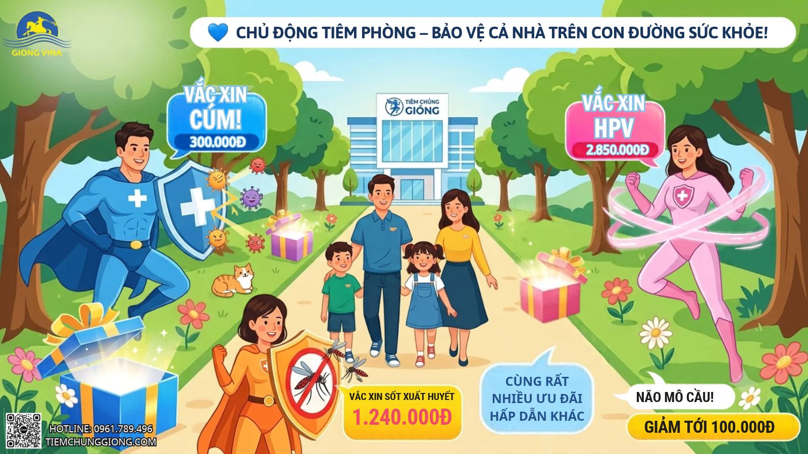  3 BỆNH TRUYỀN NHIỄM NGUY HIỂM – ĐỪNG CHỦ QUAN, HÃY CHỦ ĐỘNG TIÊM PHÒNG!