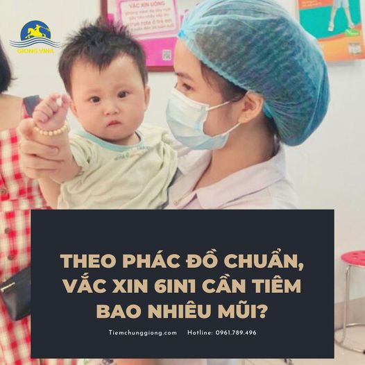 Theo phác đồ chuẩn, vắc xin 6in1 cần tiêm bao nhiêu mũi?