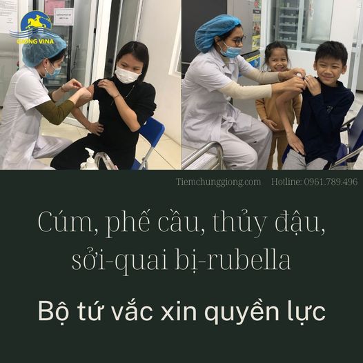 Cúm, phế cầu, thủy đậu, sởi-quai bị-rubella – Bộ tứ vắc xin quyền lực