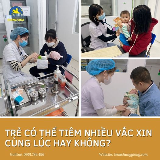 Trẻ có thể tiêm nhiều vắc xin cùng lúc hay không?