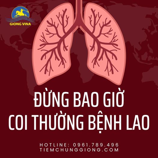 Đừng bao giờ coi thường bệnh Lao