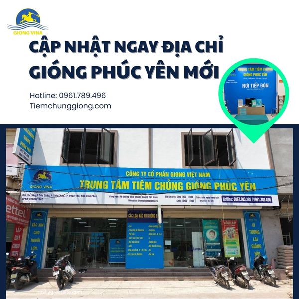 CẬP NHẬT NGAY địa chỉ Gióng Phúc Yên mới 