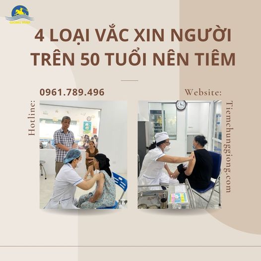 3 loại vắc xin người trên 50 tuổi nên tiêm