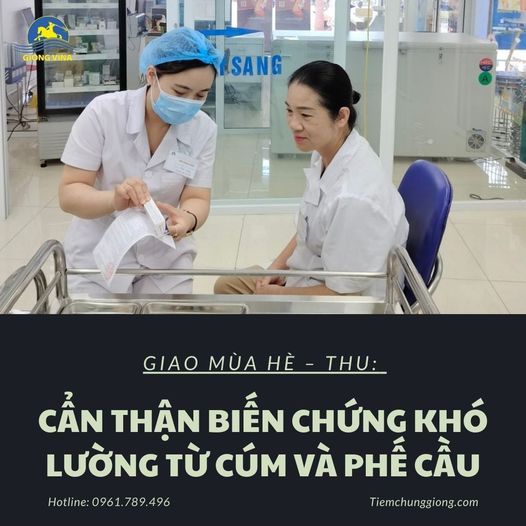 Giao mùa Hè – Thu: Cẩn thận biến chứng khó lường từ Cúm và Phế cầu