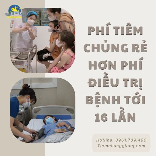 Phí tiêm chủng rẻ hơn phí điều trị bệnh tới 16 lần