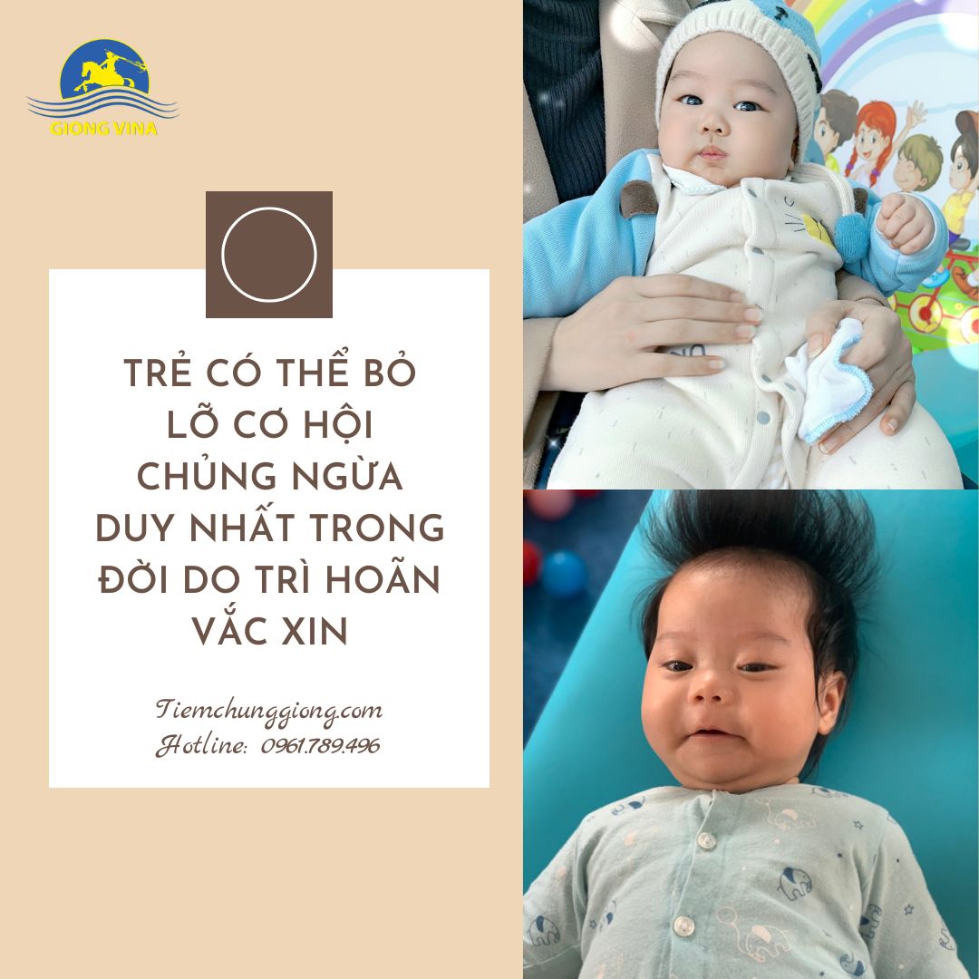 Trẻ có thể bỏ lỡ cơ hội chủng ngừa duy nhất trong đời do trì hoãn vắc xin