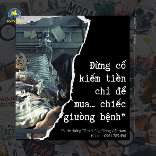 Đừng cố kiếm tiền chỉ để mua... chiếc giường bệnh!