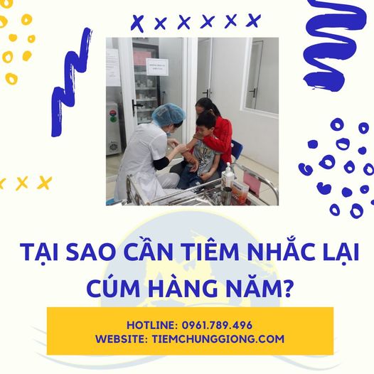 TẠI SAO CẦN TIÊM NHẮC LẠI CÚM HÀNG NĂM? 