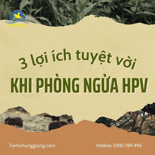 3 lợi ích tuyệt vời khi phòng ngừa HPV