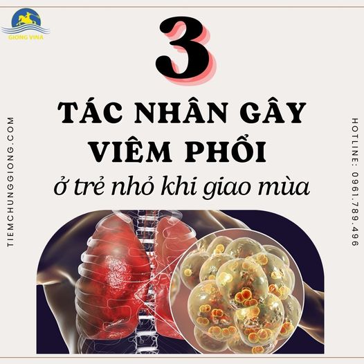 3 tác nhân gây viêm phổi ở trẻ nhỏ khi giao mùa