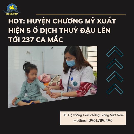 HOT: Huyện Chương Mỹ xuất hiện 5 ổ dịch thủy đậu lên tới 237 ca mắc