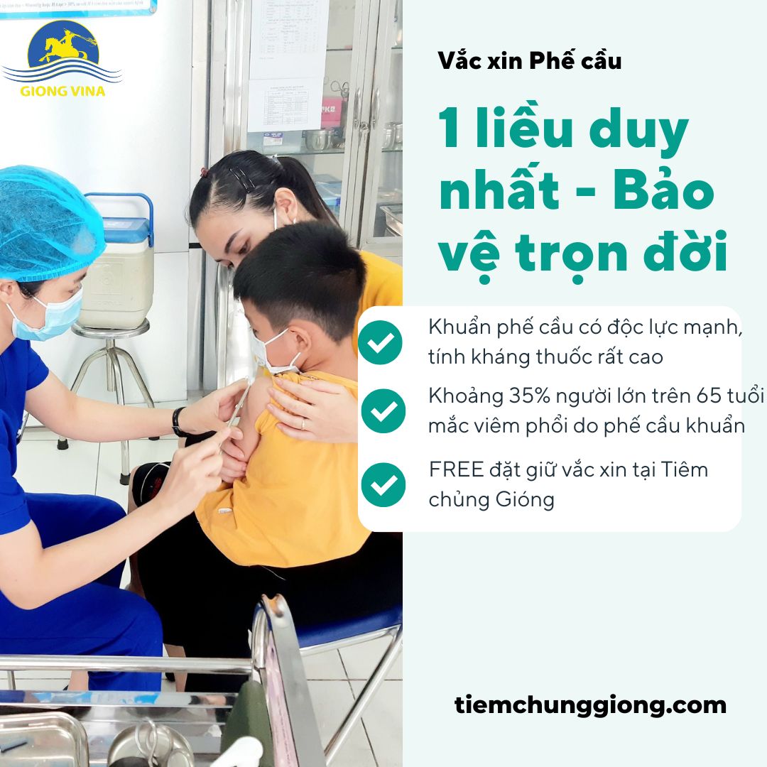 Người lớn có cần tiêm vắc xin phế cầu???