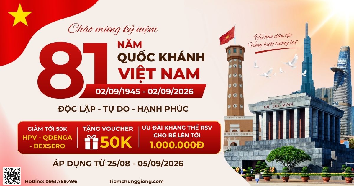 TIÊM ĐỦ MŨI – ƯU ĐÃI ĐỦ ĐẦY – CHỈ CÓ TẠI GIÓNG!