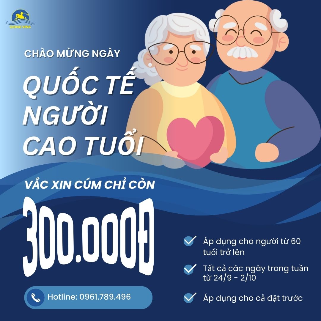 TIÊM VẮC XIN CÚM – LÁ CHẮN VỮNG CHẮC CHO NGƯỜI CAO TUỔI