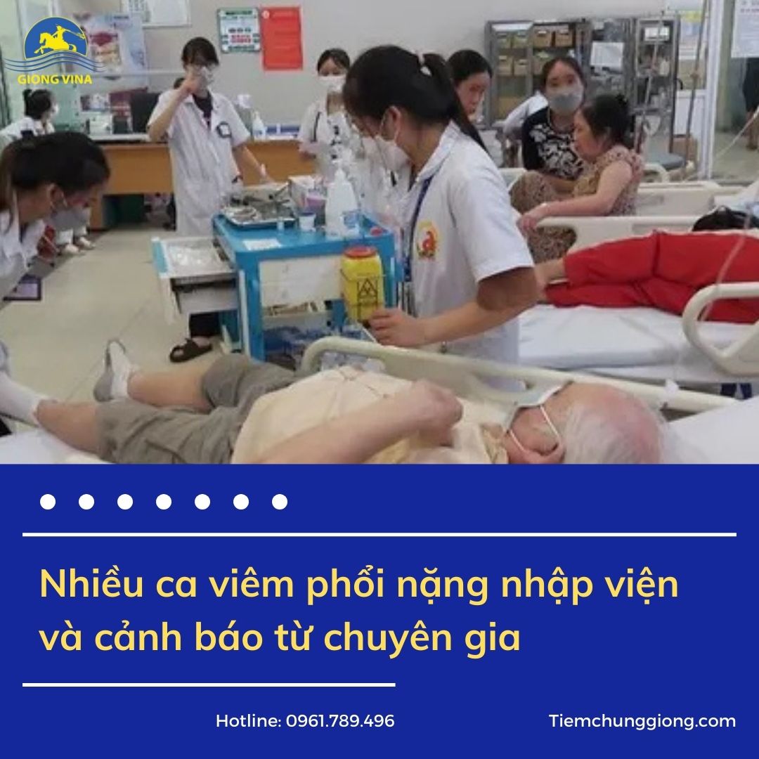 Nhiều ca viêm phổi nặng nhập viện và cảnh báo từ chuyên gia