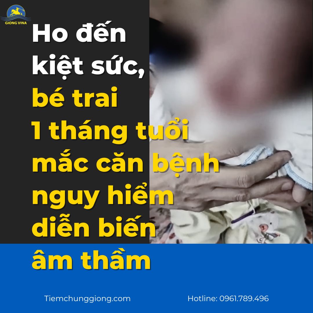 Ho đến kiệt sức, bé trai 1 tháng tuổi mắc căn bệnh nguy hiểm diễn biến âm thầm