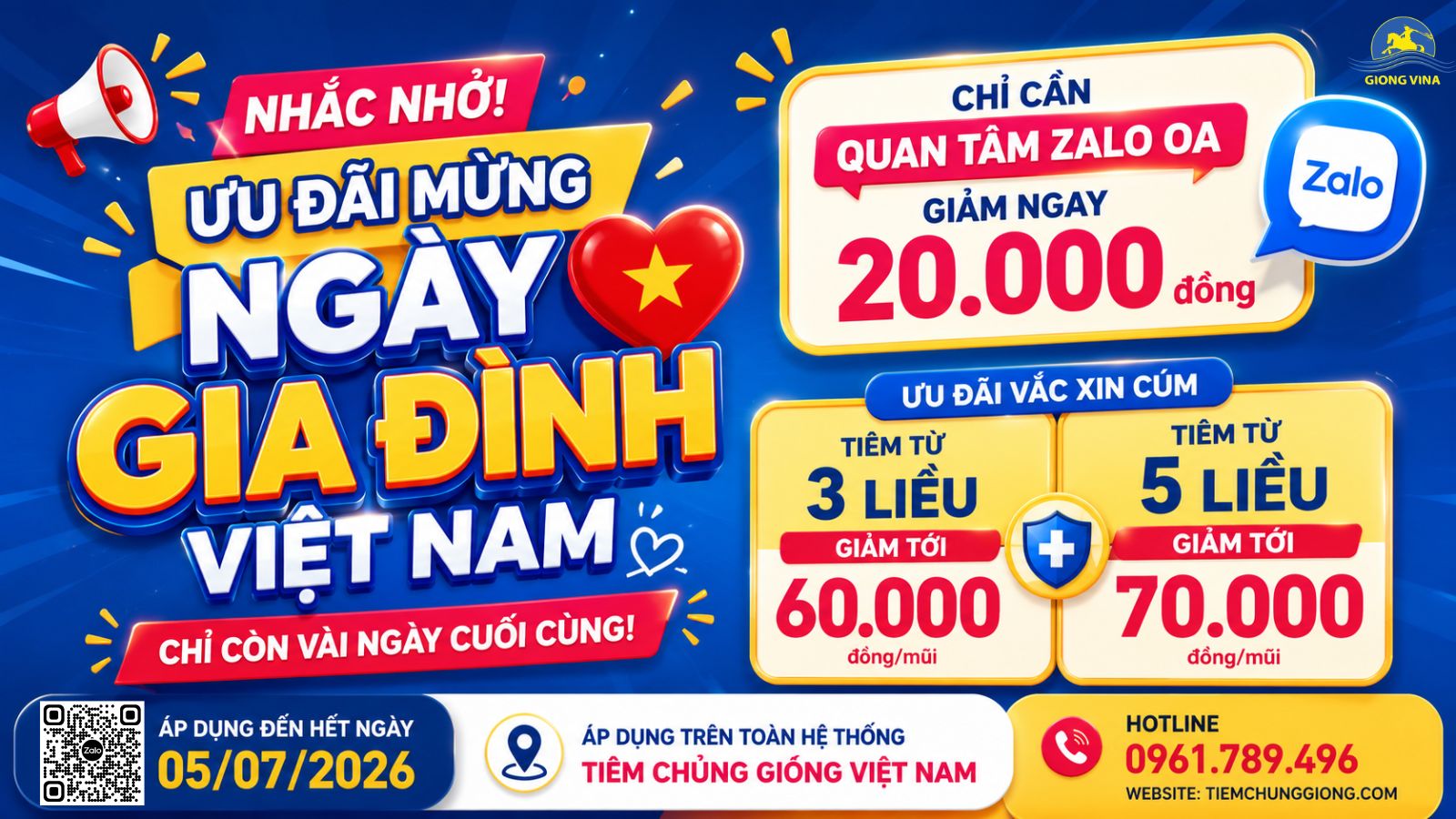  ƯU ĐÃI CỰC HỜI CHO CẢ GIA ĐÌNH