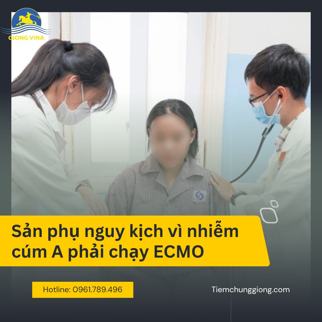 Sản phụ nguy kịch vì nhiễm cúm A phải chạy ECMO
