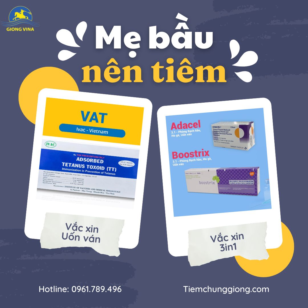 Hỏi - đáp: Mẹ bầu nên tiêm vắc xin Uốn ván hay vắc xin 3in1?