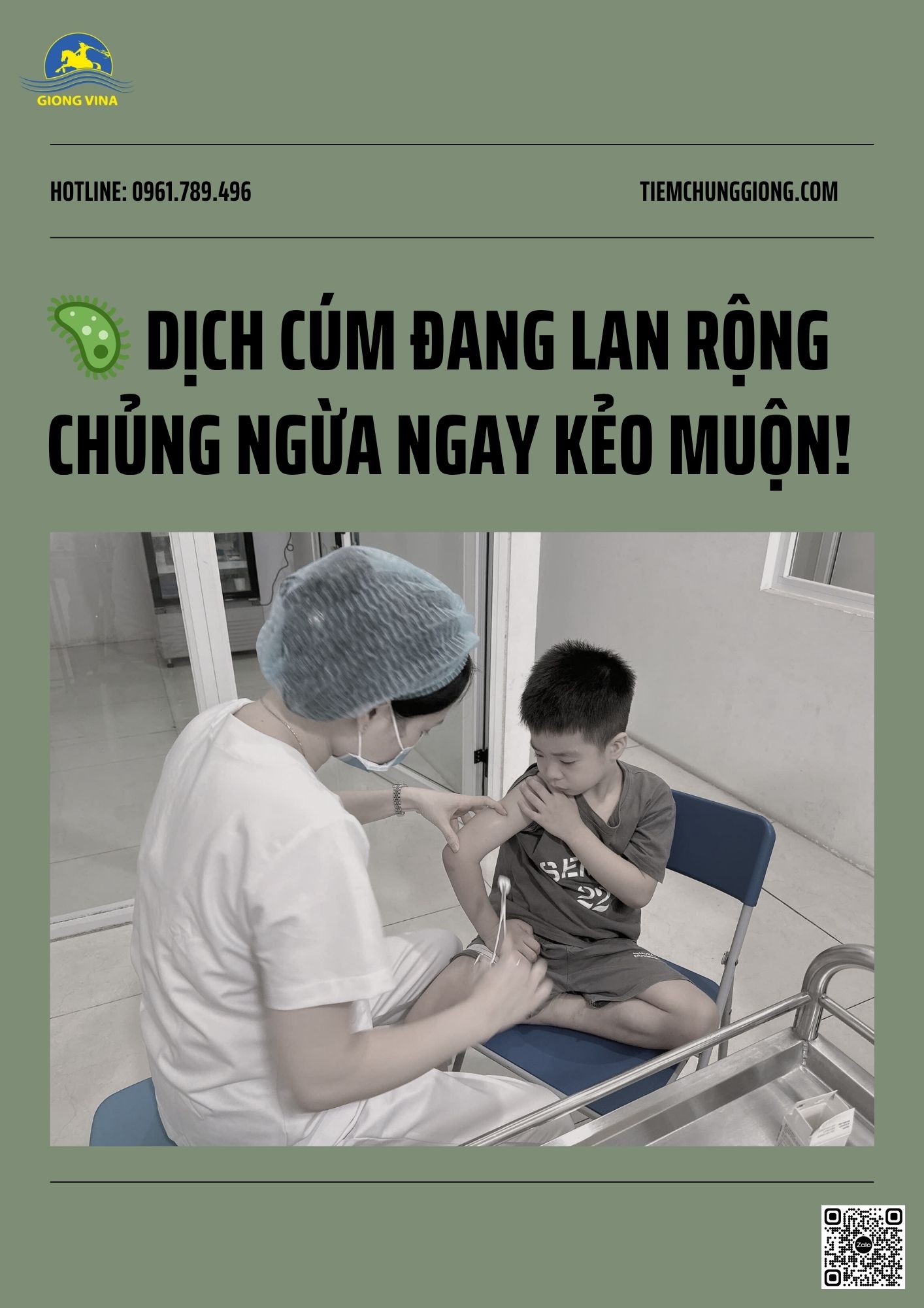 DỊCH CÚM ĐANG LAN RỘNG – CHỦNG NGỪA NGAY KẺO MUỘN!