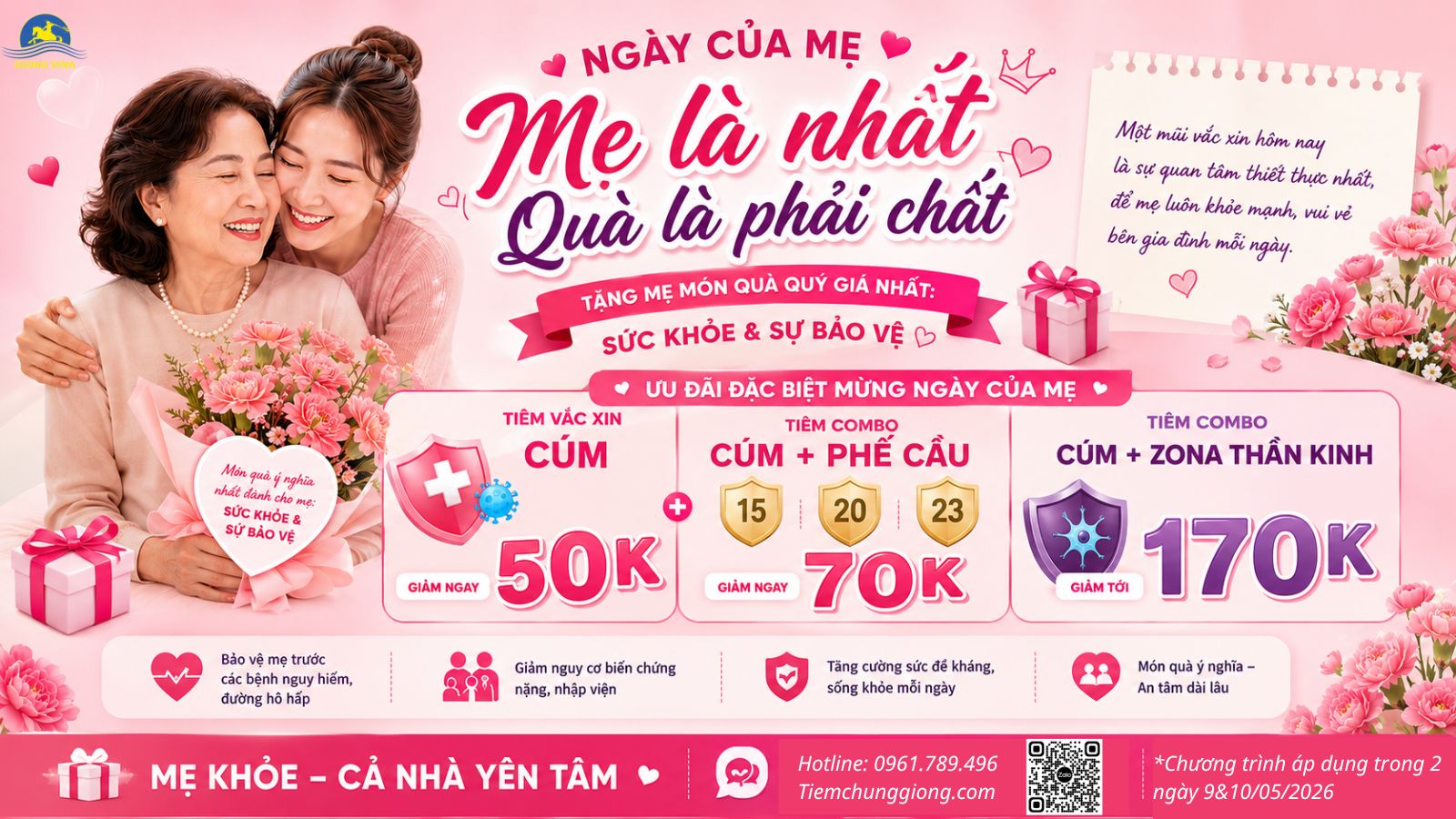 MỪNG NGÀY CỦA MẸ: MẸ LÀ NHẤT – QUÀ LÀ PHẢI CHẤT