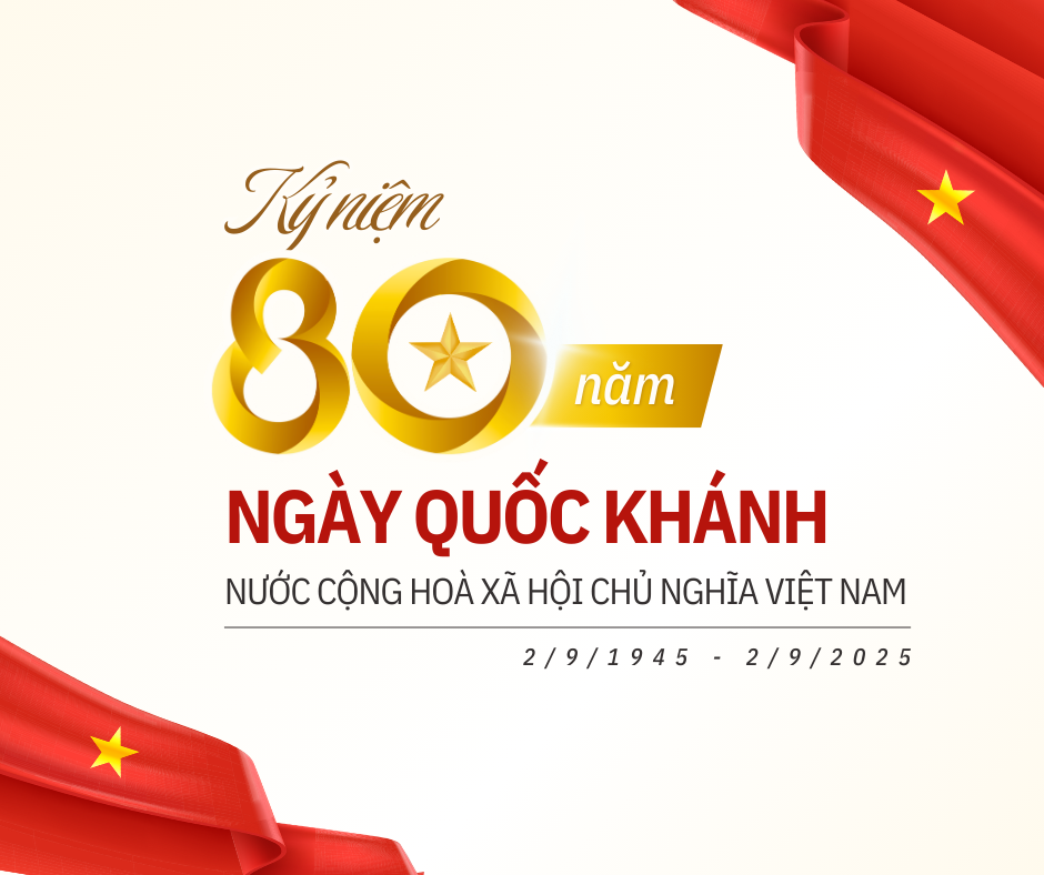 Chào mừng 80 năm ngày Quốc khánh nước Cộng hòa xã hội chủ nghĩa Việt Nam!
