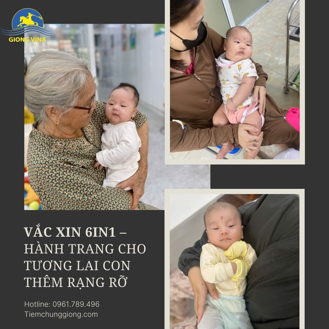 Vắc xin 6in1 – Hành trang cho tương lai con thêm rạng rỡ