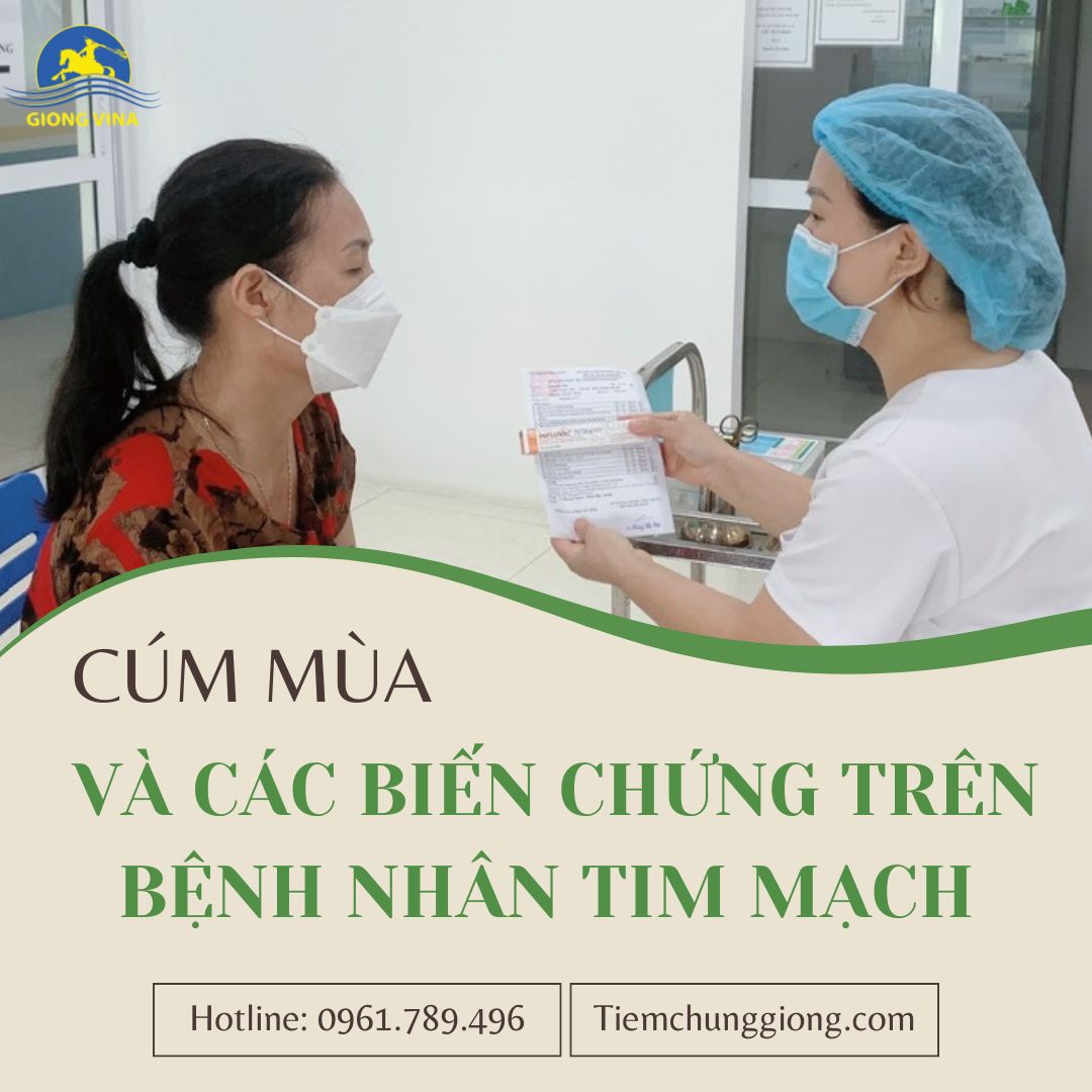 CÚM MÙA VÀ CÁC BIẾN CHỨNG TRÊN BỆNH NHÂN TIM MẠCH