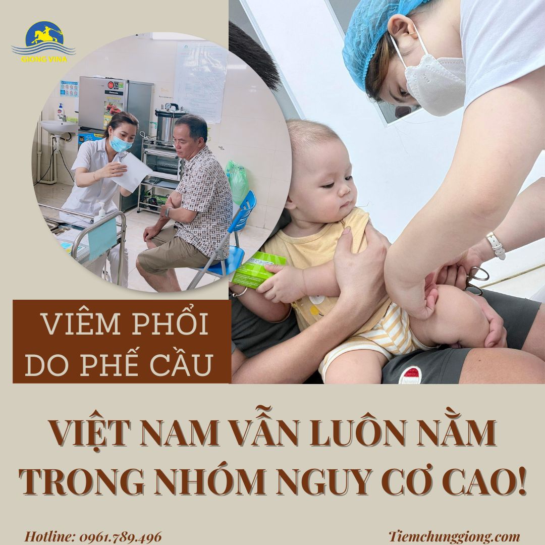 Viêm phổi do phế cầu – Việt Nam vẫn luôn nằm trong nhóm nguy cơ cao!